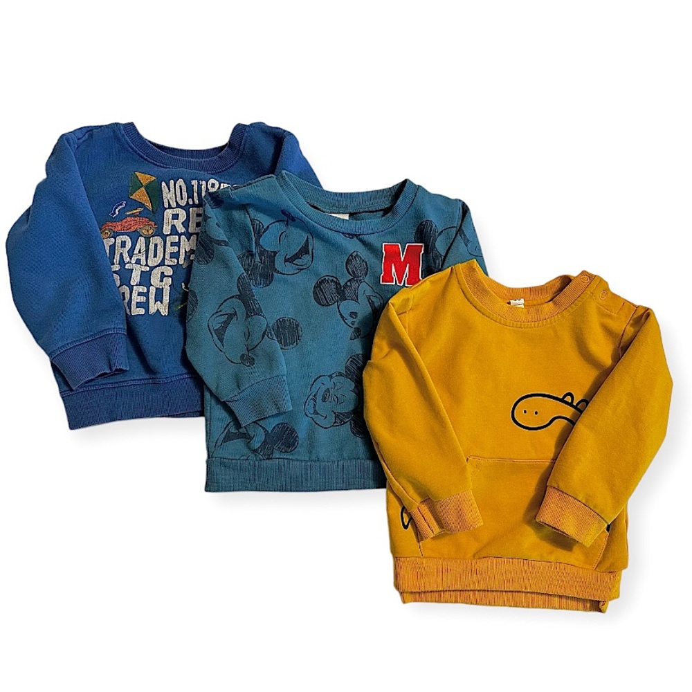 Set of 3 sweatshirts. Toddler 18-24 months
